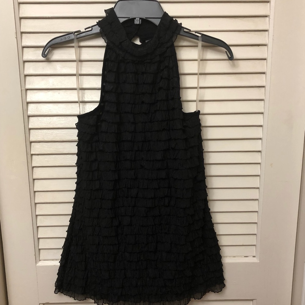 NWT Ruffled Halter Top Size: L